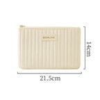 Custom Velvet Cosmetic Bags with Logo — Zipper Closure, Embroidery & Woven Labels