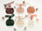 Custom Acrylic Christmas Tree Ornaments with Logo | MOQ 500