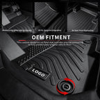 Honda Pilot 2023 Custom Fit All-Weather TPE Floor Mats