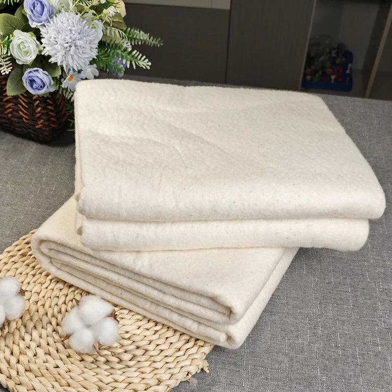 Luxury Grade Extra Long Staple Cotton Batting | 200 GSM | 120x150cm | 45 MOQ