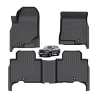 Custom Fit All-Weather TPE Trunk Mat for SsangYong Rexton G4 and Torres