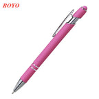 Custom Metal Stylus Pen with Logo | 2-in-1 Ballpoint MOQ 100