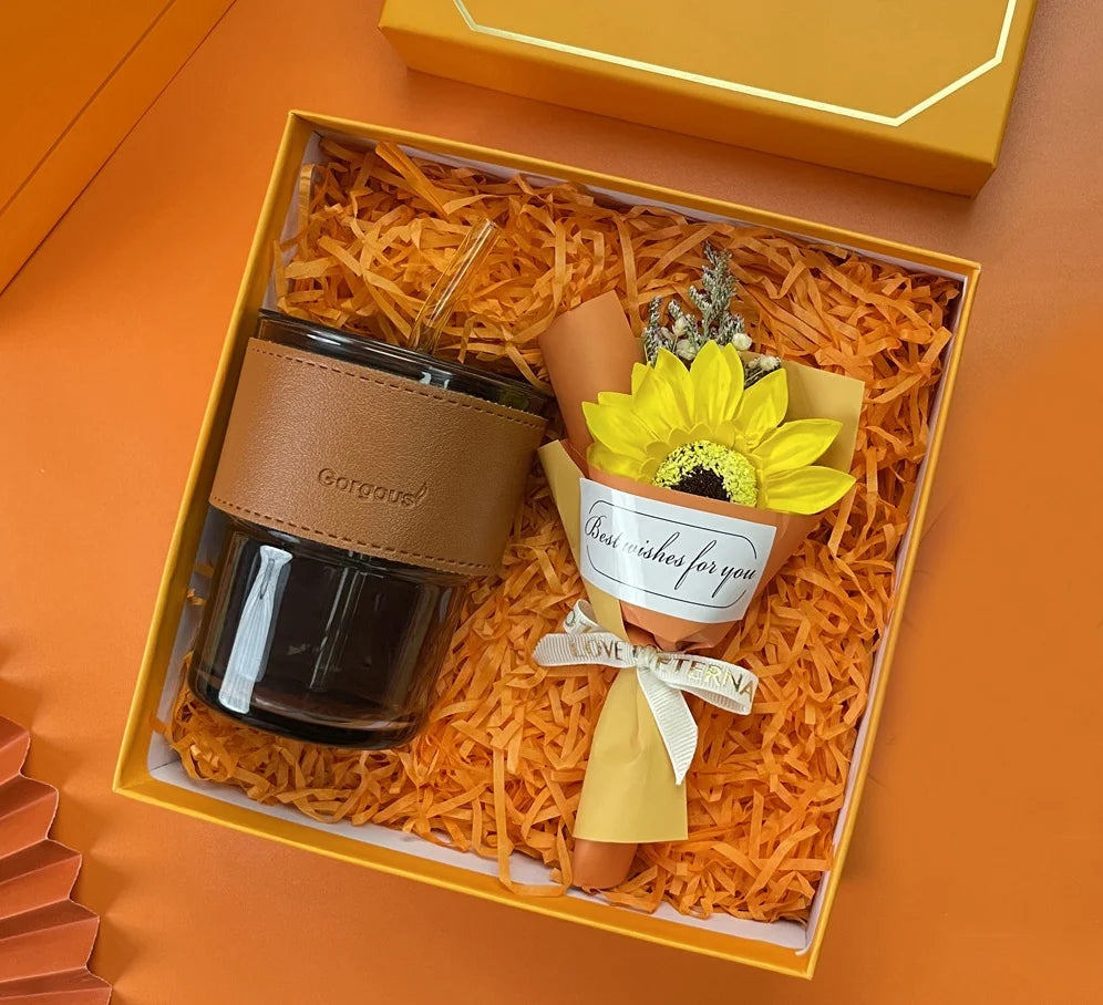 Custom Ceramic Gift Sets: 10 MOQ, 5-Day Lead | Mug, Bottle, Towel for Weddings & Corporate Gifts