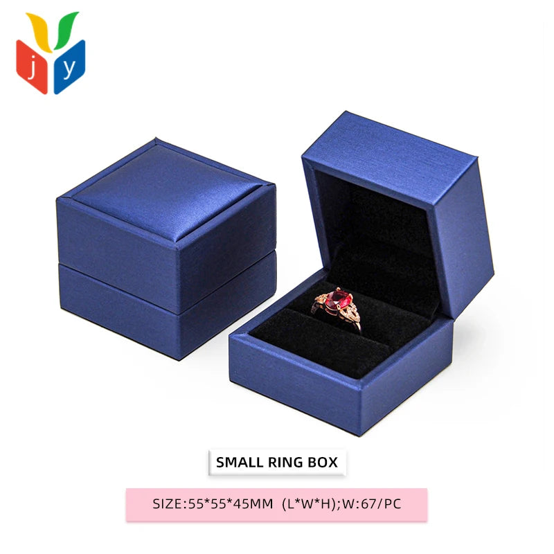 Custom PU Leather Jewelry Boxes with Logo | MOQ 100