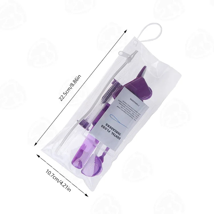 8pcs Orthodontic Care Kit | 100 Bags MOQ Dental Patient Kit | Dental Clinic Supplies