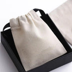 GOTS Organic Cotton Drawstring Pouches | Low MOQ 2-Day Lead Jewelry Packaging