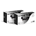 Food Grade Black Nitrile Disposable Gloves | 100 Boxes MOQ | Waterproof Oil Resistant Kitchen Gloves