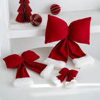 Christmas Velvet Bowknot Tree Ornaments | OEM Custom 50 MOQ