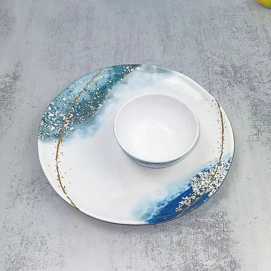 Melamine Dinner Plate 11 Inch | Unbreakable | 3,000 MOQ | Custom Logo