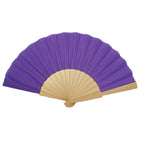Custom Wooden Hand Fan | Foldable Wood Handle Fan | Bulk Corporate Events