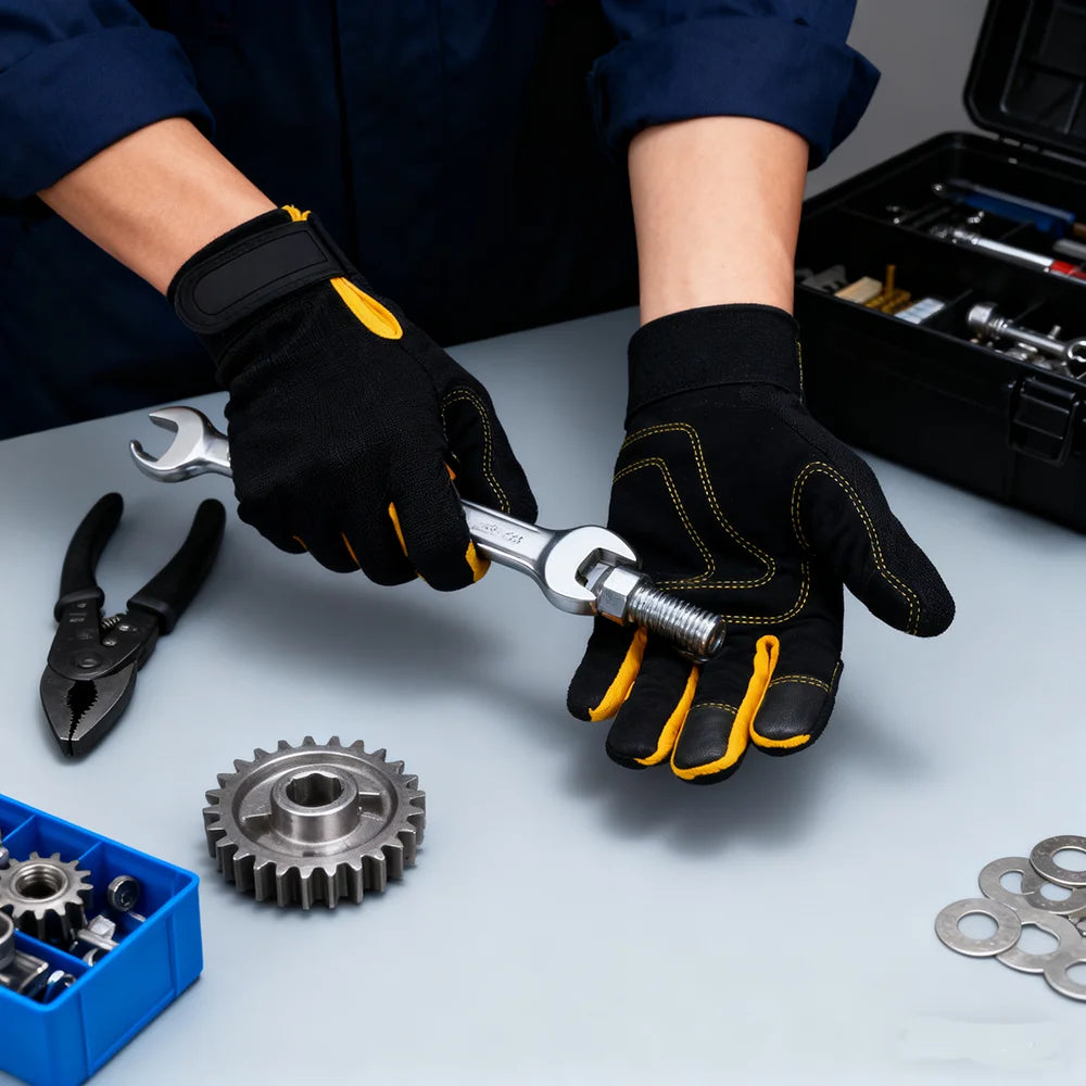 Custom Logo Work Safety Gloves | OEM Industrial MOQ 600 Pairs