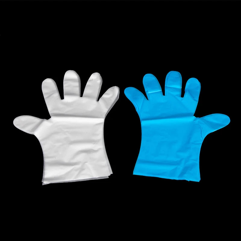 Custom PE Disposable Gloves for Kitchen Work — Embossed Waterproof Gloves | Bulk Wholesale