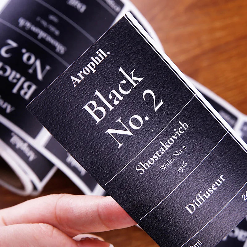 Custom Waterproof Bottle Labels — Digital Printing, 1,000 Pcs MOQ, 25+ Finishes