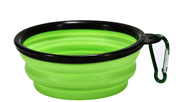 Food-Grade Silicone Foldable Dog Bowl 350ml | BPA-Free Travel Pet Bowl OEM