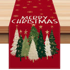 Christmas Linen Runners | Custom Printed | 7-Day Lead Time