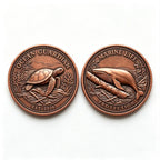 Custom 3D Relief Commemorative Coin | Bronze Metal Souvenir