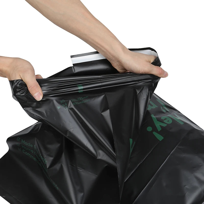 Custom Compostable Mailer Bags Wholesale | MOQ 3,000 Pcs