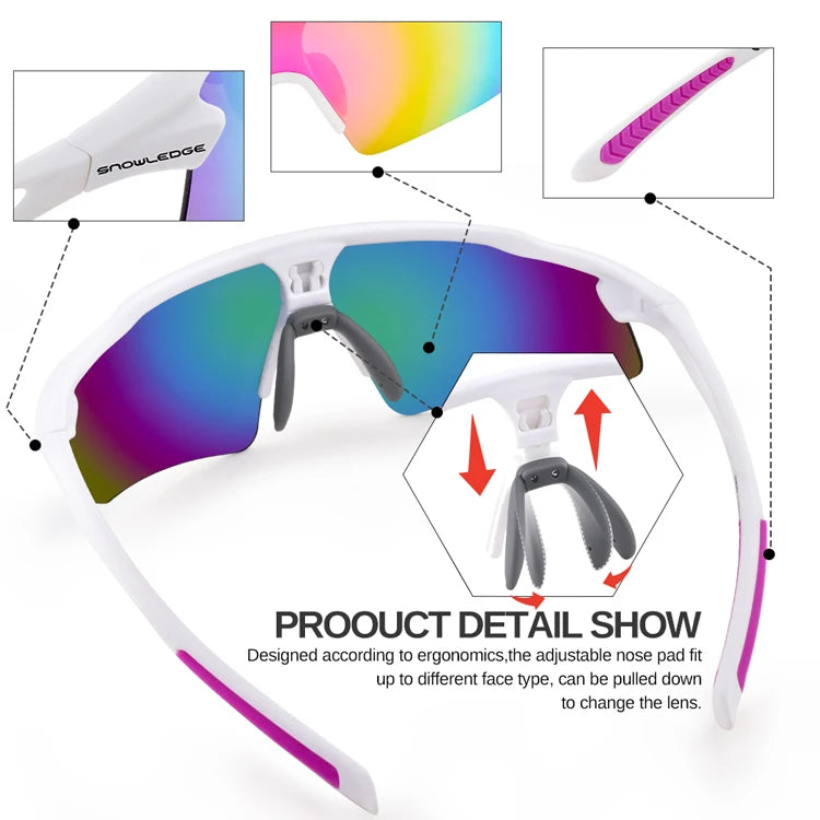 Custom TR90 Sport Sunglasses with Logo | MOQ 50 pcs