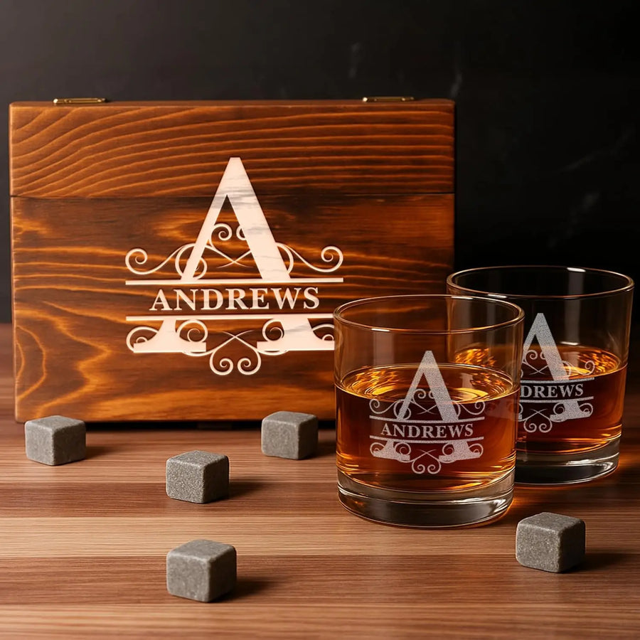 Custom Lead-Free Whiskey Glasses | 48 MOQ | 9-Day Lead