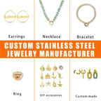 Custom 18K Gold Plated Jewelry | 925 Silver/Stainless Steel | MOQ 50