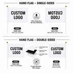 Custom Tour Guide Flags with Logo – 100 MOQ, 5-Day Lead