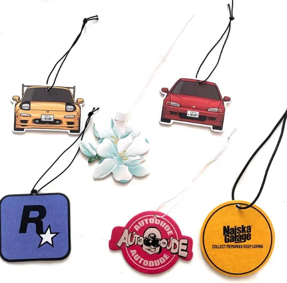 Custom Paper Air Freshener | Eco-Friendly | CMYK Print | Custom Fragrance | 50 MOQ