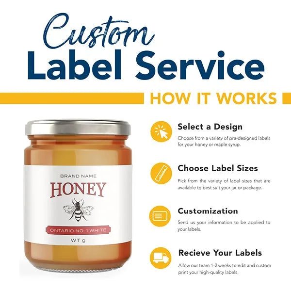 Food-Safe Waterproof Vinyl Labels — 500 Pcs MOQ, UV/Digital Printing