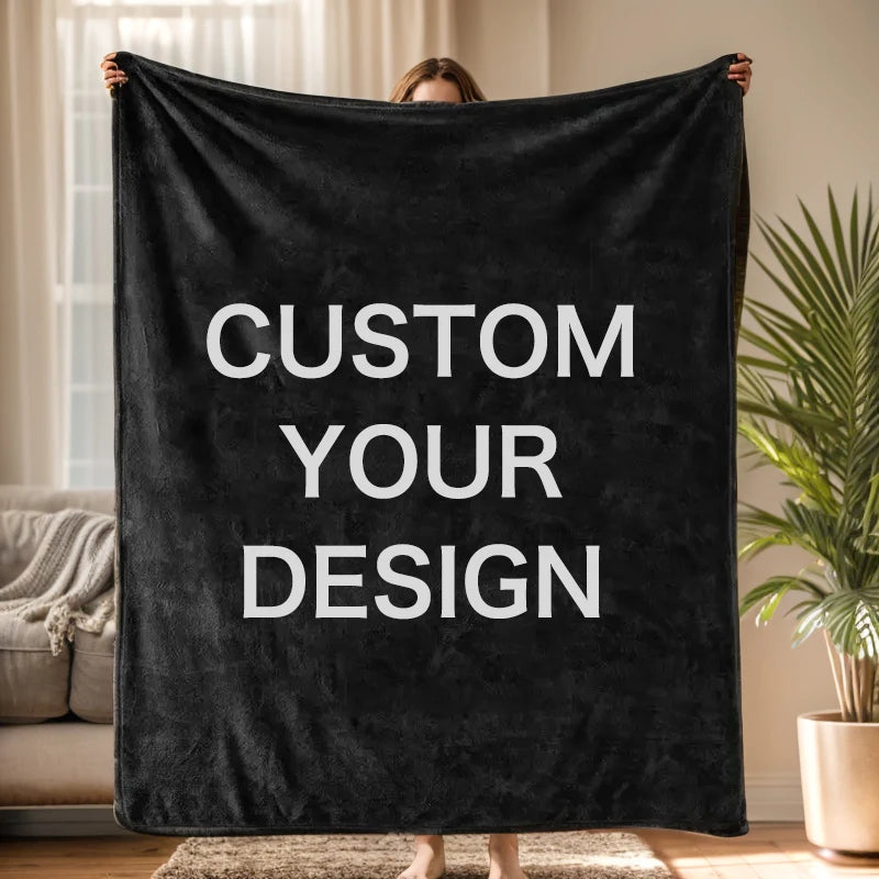 Custom Fleece Blanket | 100% Polyester | 3D Sublimation Print | Free Sample | OEKO-TEX