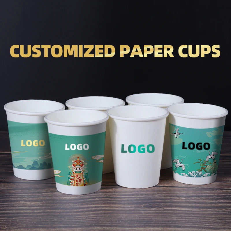 Wholesale Double Wall Paper Cups with Logo | MOQ 1000