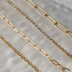 316L Stainless Steel Paperclip Chain | 14K Gold Plated | MOQ 1