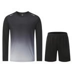 Custom Men's 2-Piece Polyester Tracksuit: Screen Print Logo, Quick-Dry, Gym & Running Activewear