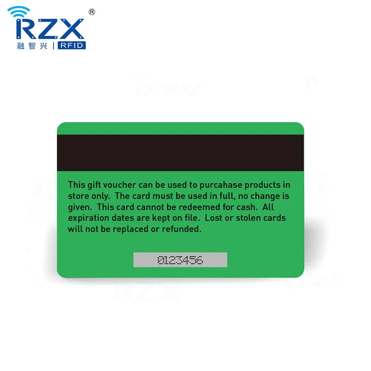 Custom PVC Membership Gift Cards | Logo Printable with Signature Panel | 1,000 MOQ