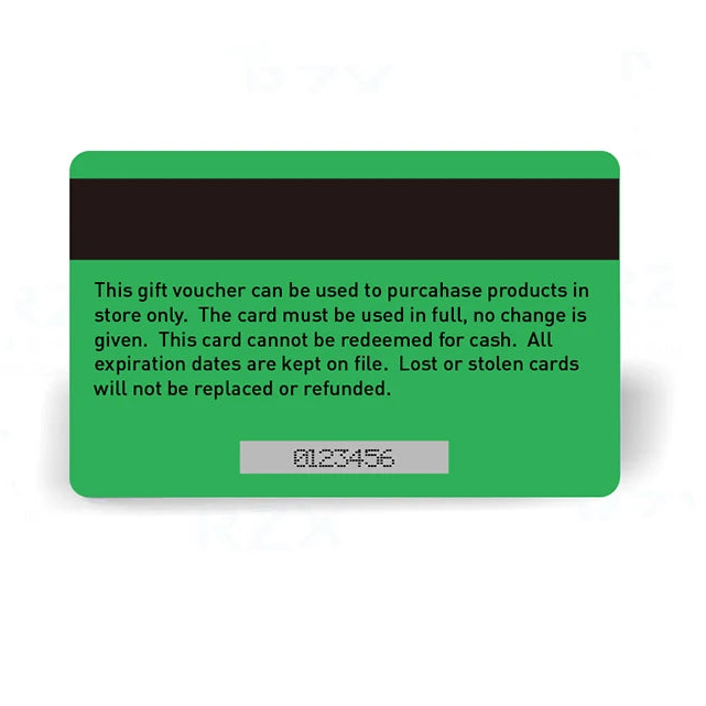 Custom PVC Membership Gift Cards | Logo Printable with Signature Panel | 1,000 MOQ