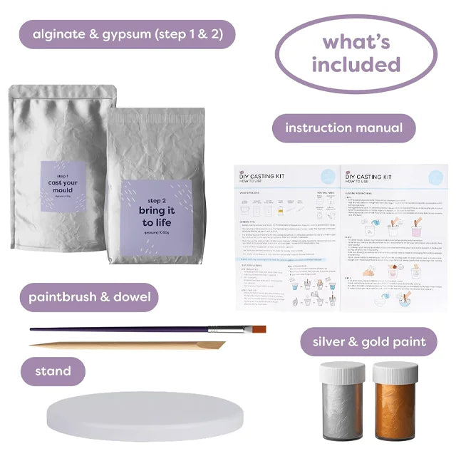 Custom Hand Casting Kit | Keepsake Couples Mold Kit | EN 71 Certified Craft Supplies