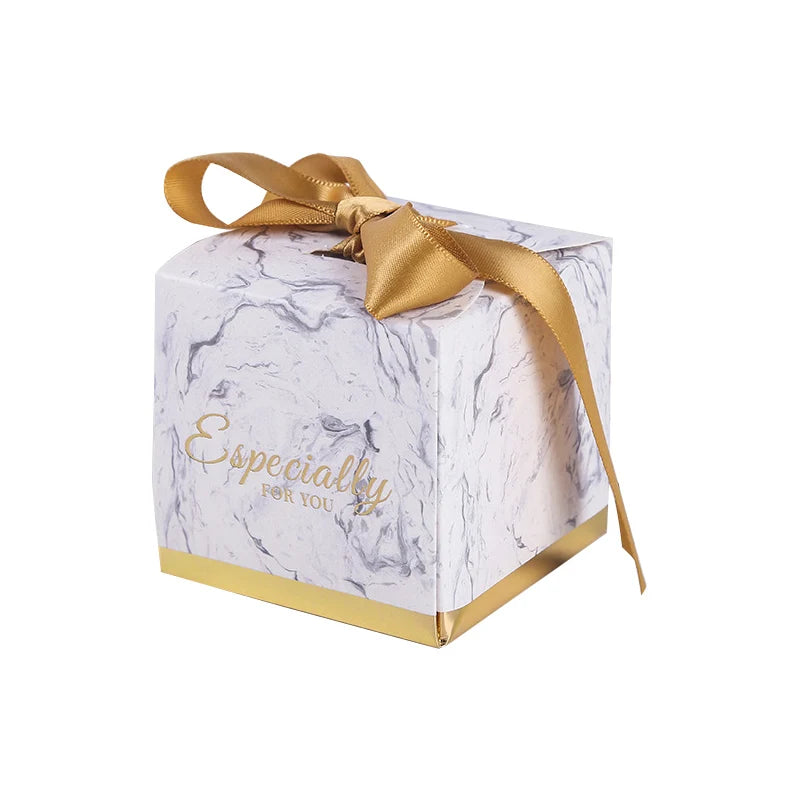 Custom Kraft Candy Boxes with Ribbon | MOQ 1,000