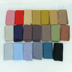 Custom Cotton Hijab | Eyelash Edge Shawl | MOQ 20
