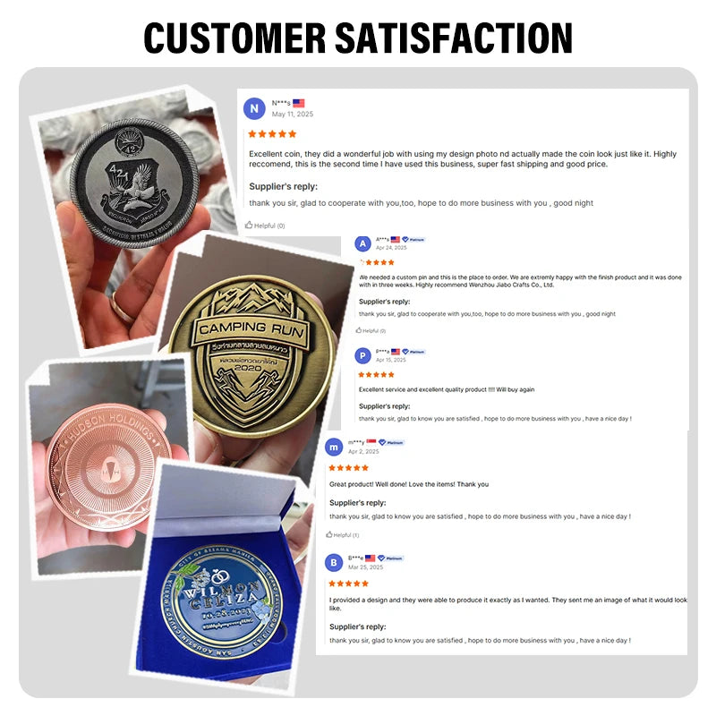 Custom 3D Challenge Coins Zinc Alloy | Gold Silver Plated | 50pc MOQ