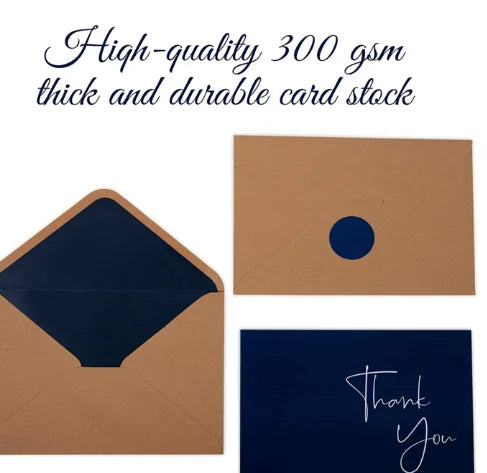 Custom Thank You Cards with Logo | 500-Box MOQ | 15-Day Lead