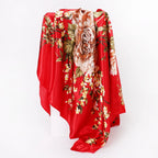 Custom Printed 90cm Square Scarf | 10 Pcs MOQ Wholesale Silk/Polyester Shawl