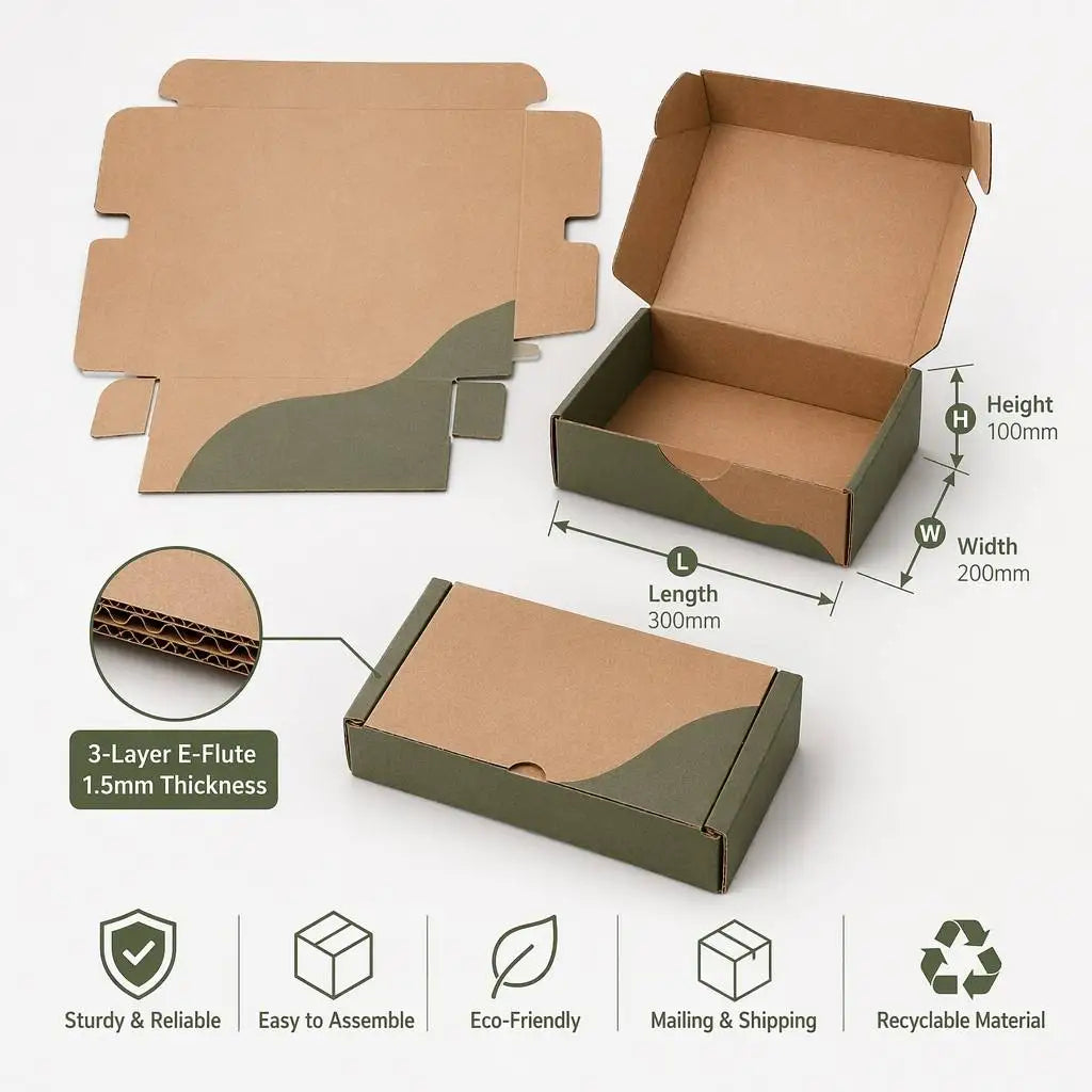 Custom Corrugated Shipping Boxes | 500 MOQ | 9-Day Lead | AQL 2.5