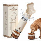 Custom 2-in-1 Dog Water Bottle | 14oz/18oz | BPA-Free Stainless Steel