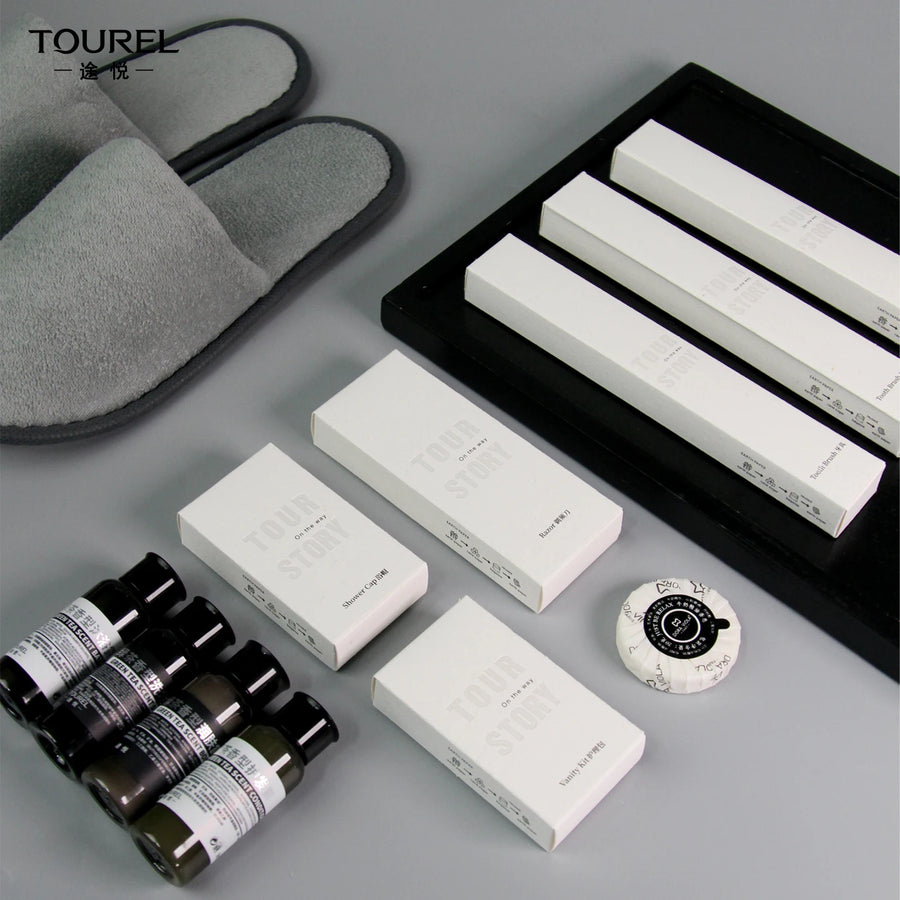 Custom Hotel Amenities Set — GMPC, ISO 22716, 3,000 MOQ
