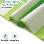 Custom Microfiber Beach Towel 100pcs MOQ | 80/20 Blend, Sublimation Print, 480ml Absorbency for Promotions