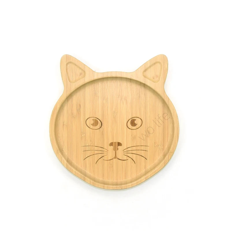Bamboo Suction Plate Set | Animal Shapes | CPC Certified | 100 MOQ