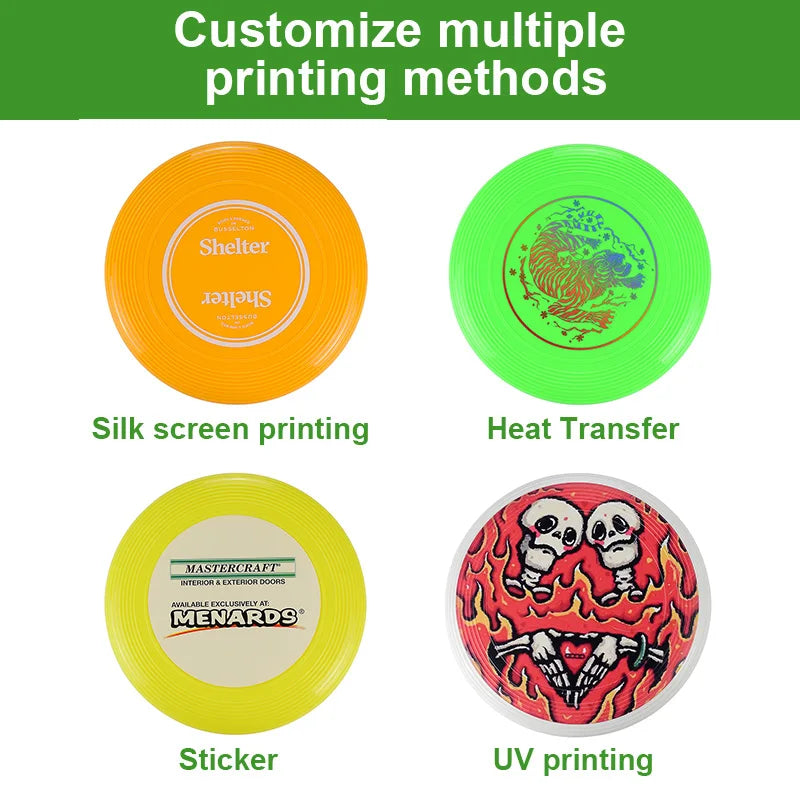 Custom Printed PP Plastic Flying Disc for Summer Games | MOQ 500
