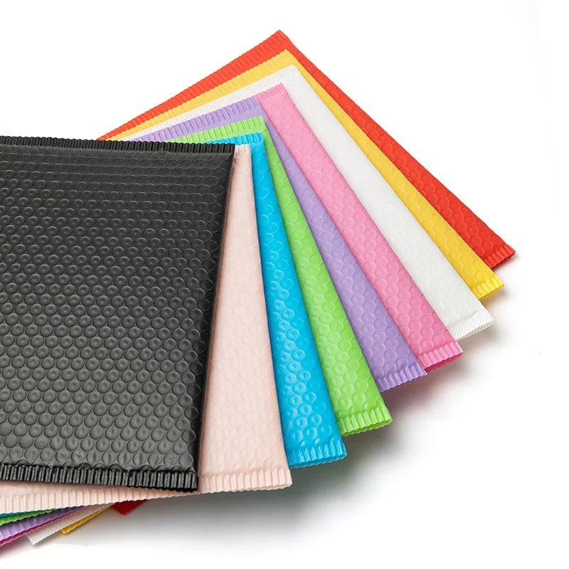Custom Poly Bubble Mailers 100 MOQ | LDPE/HDPE Shipping Envelopes Wholesale