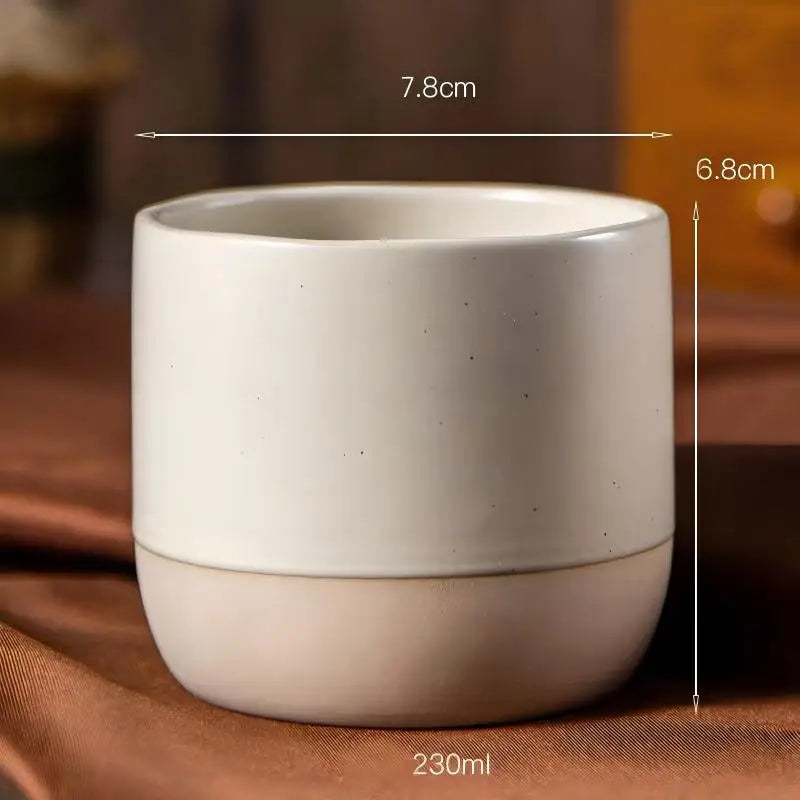 Custom Ceramic Espresso Cup Wholesale | 64 MOQ 5 Colors Microwave Safe