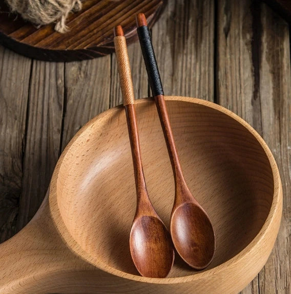 Custom Wooden Tableware Sets with Logo – Hand Polished, Sustainable