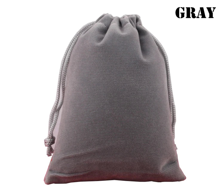 Custom Velvet Drawstring Pouch for Jewelry | Hot Stamping & Low MOQ 100