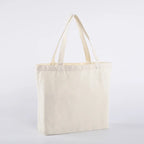 Custom Cotton Canvas Tote Bag with Logo | 500 MOQ | 1-5mm